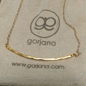 Gorjana Hammered Bar Necklace